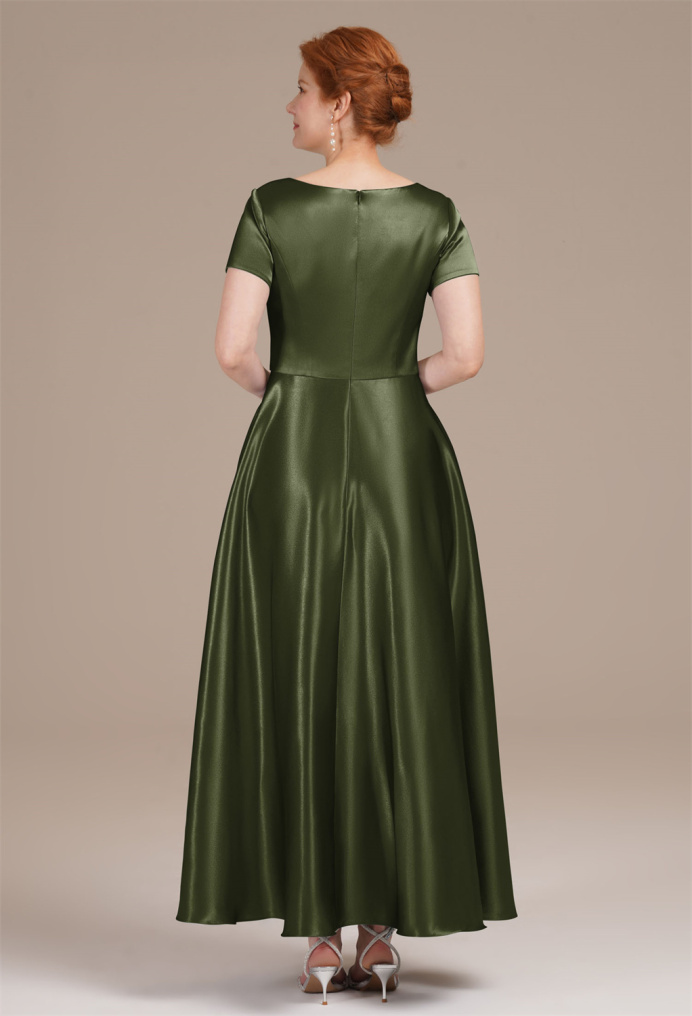 AW Omukama Green Olive  Mother of the Bride Dresses